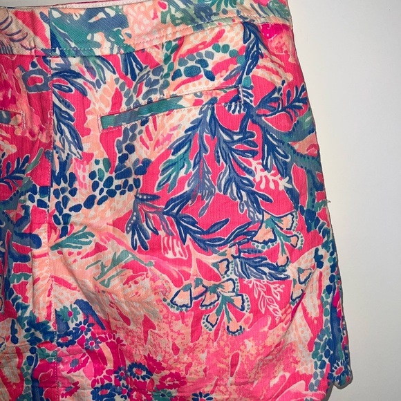 Lilly Pulitzer Skort size 8 pink blue - Picture 9 of 10